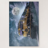 ロコモーティブおよび満月 ジグソーパズル (縦)