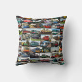 ロコモーティブの列車の枕 クッション (裏面)