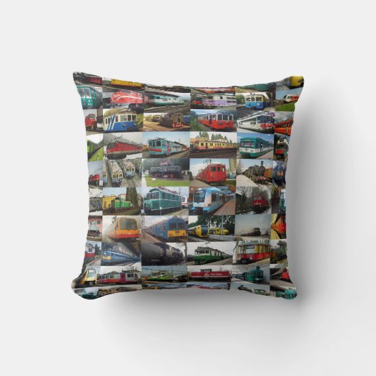 ロコモーティブの列車の枕 クッション (正面)