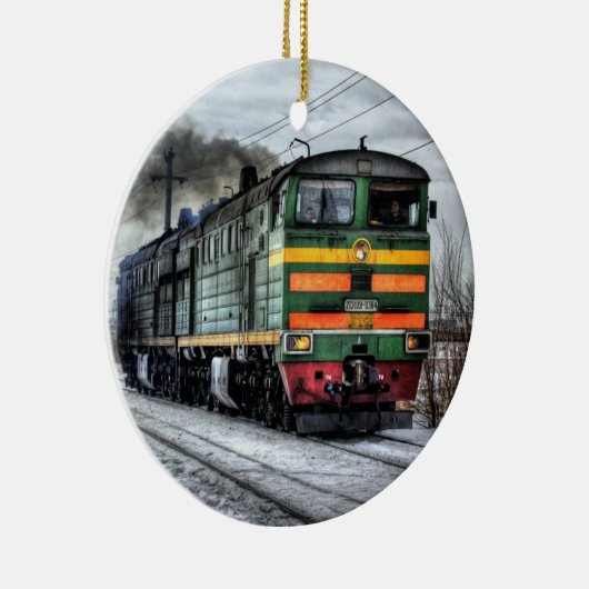 ロコモーティブの列車2T3109-0384のオーナメント セラミックオーナメント (右)