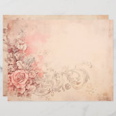 ロコラブレタースクラップブック紙 (正面/裏面)