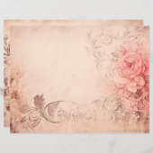 ロコラブレタースクラップブック紙 (正面/裏面)