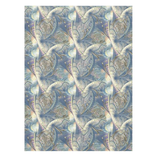 ロコリッチパターンデザインと金ゴールドレリーフ、 浮き彫り テーブルクロス (正面)