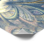 ロコリッチロマンチック金ゴールドレリーフ、 浮き彫り&マスク ポスター (角)