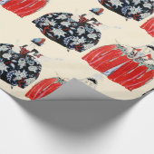 ロコレディースアールデコファッション衣装デザイナー ラッピングペーパー (角)