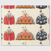 ロコレディースアールデコファッション衣装デザイン ラッピングペーパー (フラット)