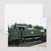 ロコ4160アットビショップスリヤード駅，サマセット ポストカード (正面/裏面)