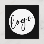 ロゴありがとうご注文My Day Packaging Insert スクエア名刺 (裏面)