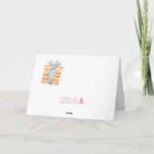 ロゴおもしろいカラフルパーティー誕生日の追加 カード (裏面)