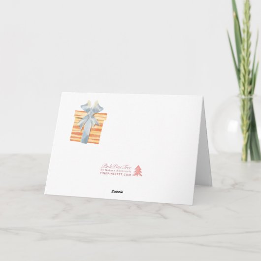 ロゴおもしろいカラフルパーティー誕生日の追加 カード (裏面)