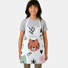 ロゴおもしろいキッズエプロンの追加 エプロン