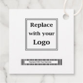 ロゴおよびバーコード一括製品のつるラベル フェイバータグ (裏面)