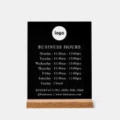 ロゴおよび営業時間 | アクリル記号 アクリルサイン (正面)