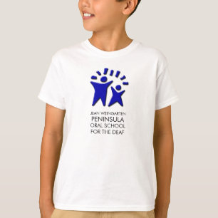 ロゴおよび完全な学校の名前 Tシャツ