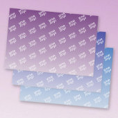 ロゴが自動的に並べて表示される | 色の編集可能 ラッピングペーパーシート