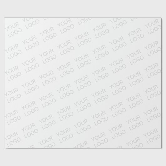 ロゴが自動的に明るくなり、繰り返される ラッピングペーパー (フラット)