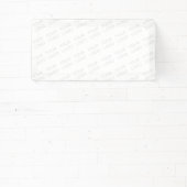 ロゴが自動的に明るくなり、繰り返される 横断幕 (インサイチュ)