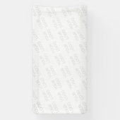 ロゴが自動的に明るくなり、繰り返される 横断幕 (縦)