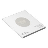 ロゴが透かしに変わる ノートパッド (アングル)