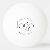 ロゴとイニシャルをカスタマイズ お名前のモノグラム 卓球ボール (正面)