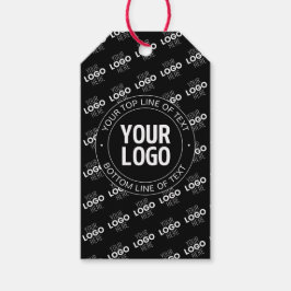 ロゴとカスタマイズ可能な文字（ロゴパターン） ギフトタグ