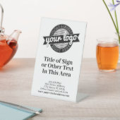 ロゴとサービス一覧の追加 – 販売広告 台座サイン (インサイチュ)