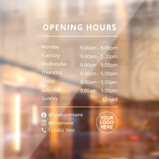 ロゴとソーシャルメディア付きのカスタムウィンドウクリング ウィンドウサイン (シート2)