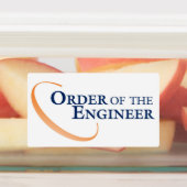 ロゴとリングや輪のシール ラベル (貼付)