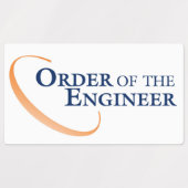 ロゴとリングや輪のシール ラベル (デザイン1)