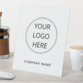 ロゴと会社名の追加 台座サイン (インサイチュ)