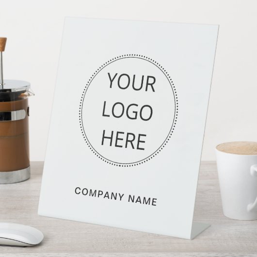 ロゴと会社名の追加 台座サイン (インサイチュ)