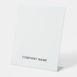 ロゴと会社名の追加 台座サイン