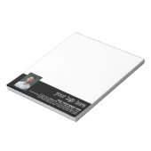 ロゴと写真の追加 – ビジネス連絡情報 ノートパッド (回転)