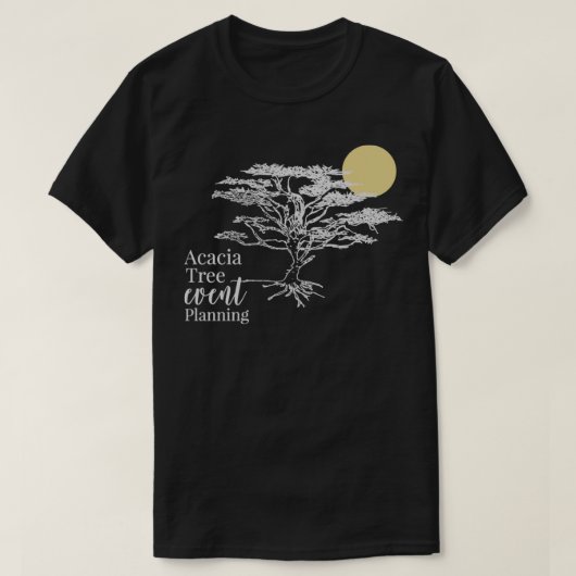 ロゴと単語が付いた前後のデザイン Tシャツ (デザイン正面)