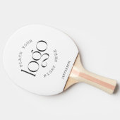 ロゴと名前の追パーソナライズされた加 卓球ラケット (横)