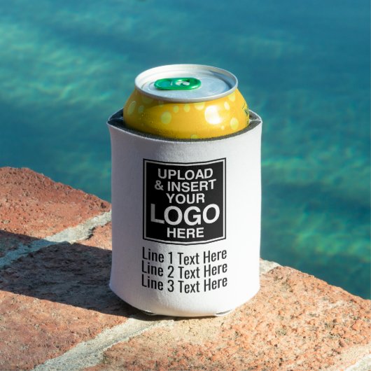 ロゴと情報を含む基本連絡Business Office 缶クーラー (インサイチュ プール)