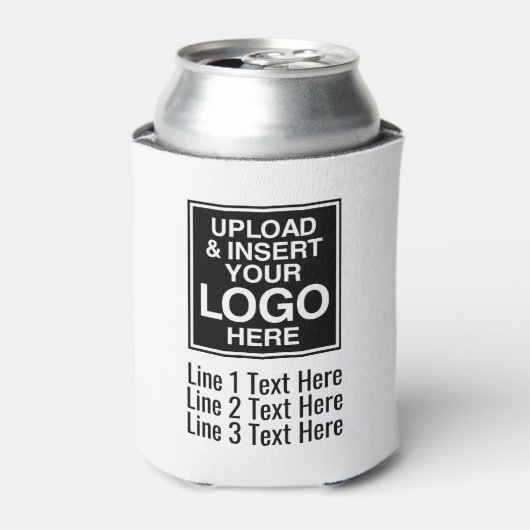 ロゴと情報を含む基本連絡Business Office 缶クーラー (缶正面)