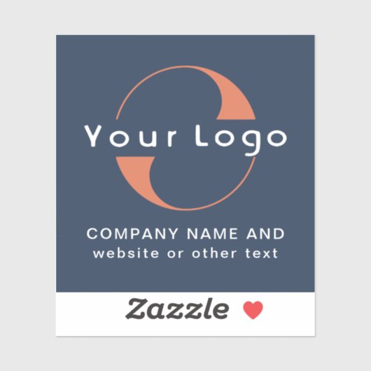 ロゴと文字を使用したビニールスクエアウォーターボトルビジネス シール (シート)