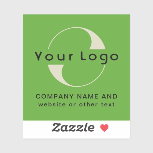 ロゴと文字を使用したビニールスクエアウォーターボトルビジネス シール (シート)