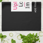 ロゴと文字カスタムビジネスシモダンックの追加 キッチンタオル (折り畳み)