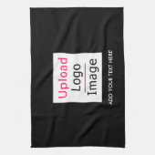 ロゴと文字カスタムビジネスシモダンックの追加 キッチンタオル (縦)