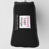 ロゴと文字カスタムビジネスシモダンックの追加 ゴルフヘッドカバー (回転90)