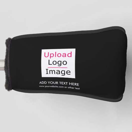 ロゴと文字カスタムビジネスシモダンックの追加 ゴルフヘッドカバー (正面)