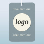 ロゴと文字ビジネスの宣伝ダスティブルー カーエアーフレッシュナー