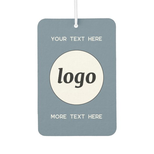 ロゴと文字ビジネスの宣伝ダスティブルー カーエアーフレッシュナー