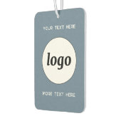 ロゴと文字ビジネスの宣伝ダスティブルー カーエアーフレッシュナー (左)