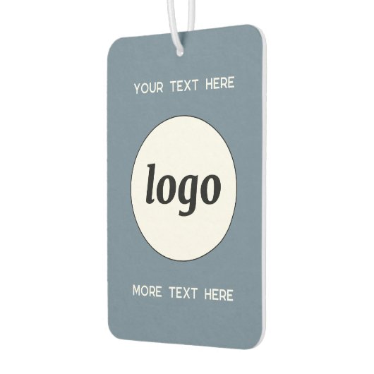 ロゴと文字ビジネスの宣伝ダスティブルー カーエアーフレッシュナー (左)