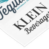 ロゴと文字付きビジネステーブルランナー ショートテーブルランナー (コーナー)