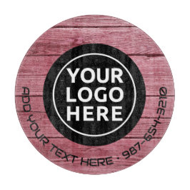 ロゴと文字 | カスタム業務用ガラス板 カッティングボード