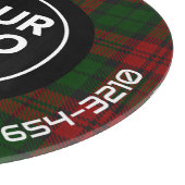 ロゴと文字 | カスタム業務用ガラス板 カッティングボード (角)